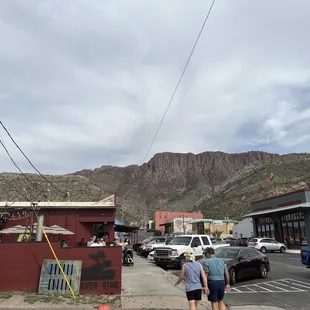 The amazing views from the out door patio