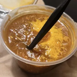 Shredded Cincinanti Chicken Chili
