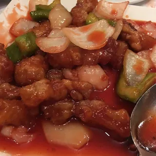 Sweet & Sour Pork with Pineapple & Lychee