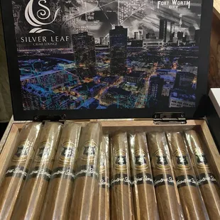 a display of cigars