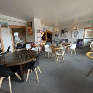 Upstairs area