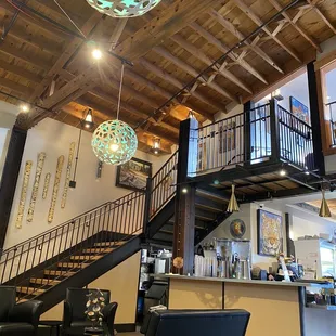 stairs leading to second floor