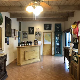 The tasting room.