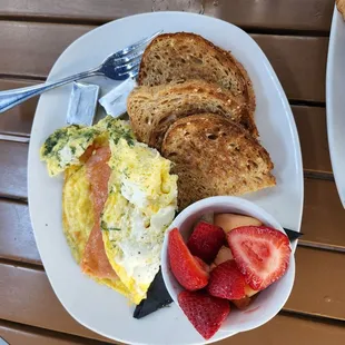Smoked Salmon Omelette