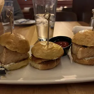 Salmon Sliders