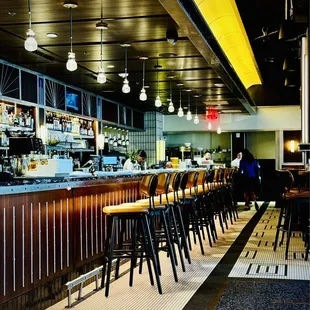 Plenty of seating at the bar