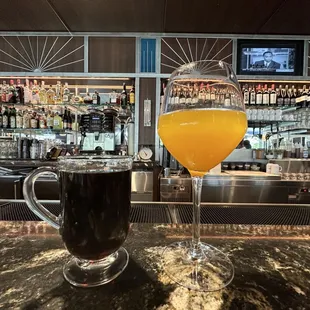 Spanish Coffee / Passionfruit Mimosa