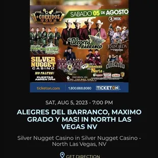 As you can see here: the ticket I bought online said they would open the door at 7pm..NOPE they open till 9pm.