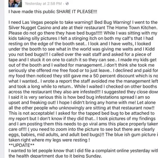 Silver Nugget Home Town Kitchen This is unacceptable... disgusting