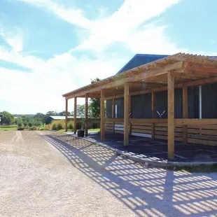 Outdoor washing racks