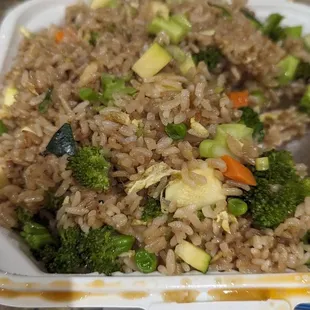 Vegetable fried rice