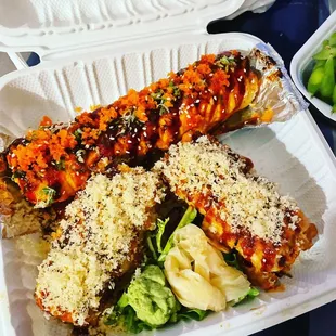 Lion King Roll  Deep Fired California roll