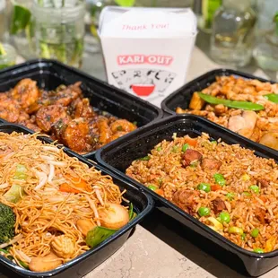 Peper Corn Shrimp, 167. Vegetables Chow Mein Dinner, 153. BBQ Pork Fried Rice Dinner, 83. Chicken with Cashew Nuts