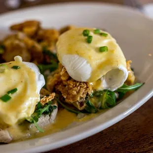 Fried Oyster Benedict
