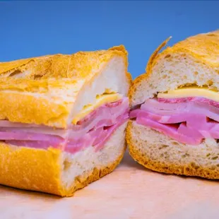 The Original Ybor City Cuban  Smoked ham, swiss cheese, roasted pork, salami, pickles, Pressed comes with mustard. mayo or our secret