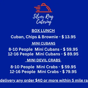 Silver Ring Catering