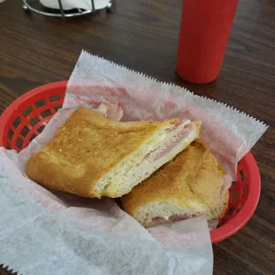 Pressed, buttery crispy goodness! The Silver Ring cuban sandwich.