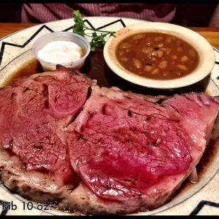 Prime rib fit for a queen