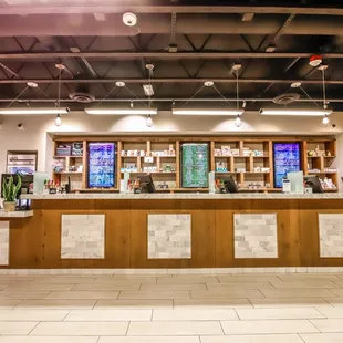Budtender counter