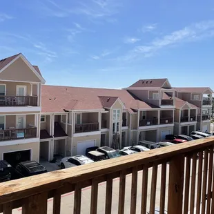 View from third floor balcony of &quot;Just Beachy&quot; condo