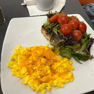 Avocados toast and eggs my friends had.