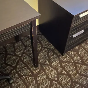 Was someone eating the desk?