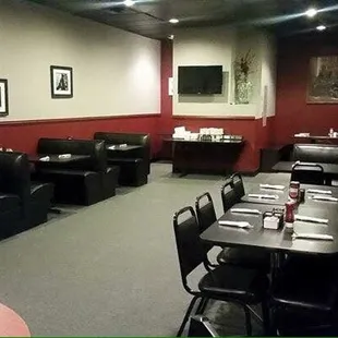 tables and booths