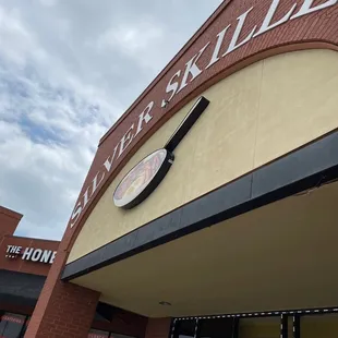 the front of the restaurant