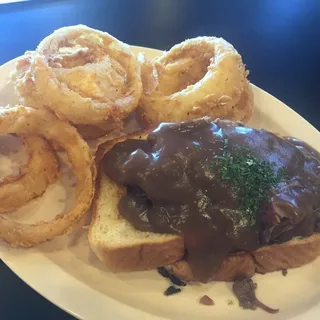 Open Face Roast Beef Sandwich