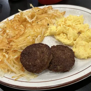 2 Eggs with Choice of Meat