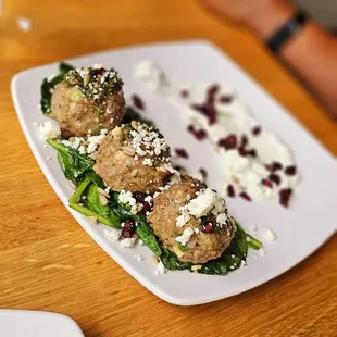 Our favorite! The best lamb meatballs in DC