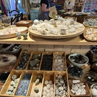 Lots of stones and crystals