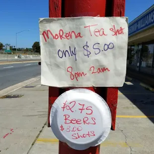 Taste of Morena special? Or neighborhood joke?