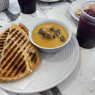 Cuban Sandwich and soup of the day