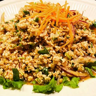 Larb Gai or Ground Chicken Salad