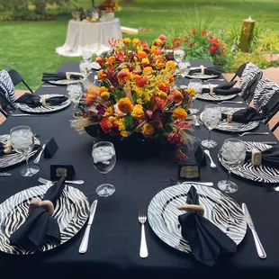 Beautiful and intimate Safari inspired Garden Party