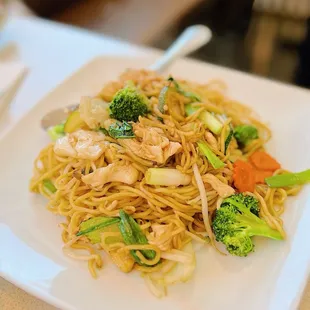 Chow Mein within chicken