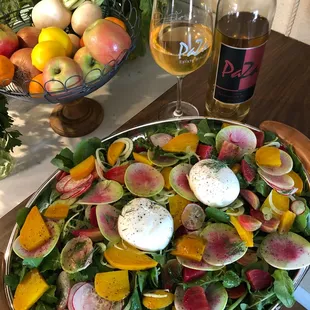 Braised Beet &amp; Burrata Salad