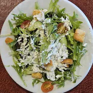 1/2 portion Garden Salad