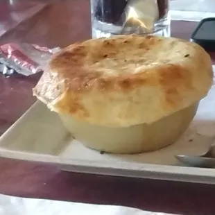 Chicken Pot Pie: piping hot &amp; tasty