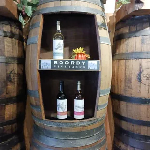 Boordy display at the entrance