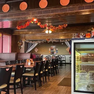 the interior of a restaurant