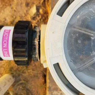 Cracking on suction line connection