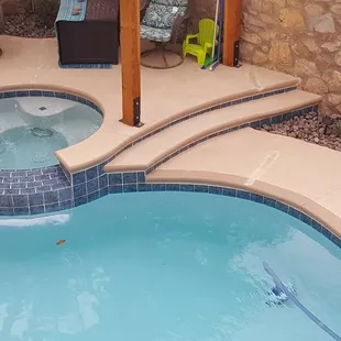 Three repaired cracks