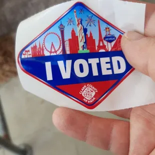 I voted!