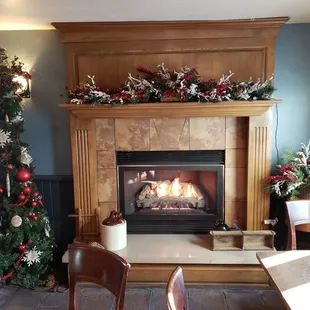 Warm comfortable Christmas lunch!