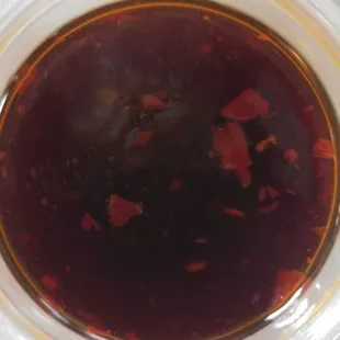 Soy vinegar yumminess...