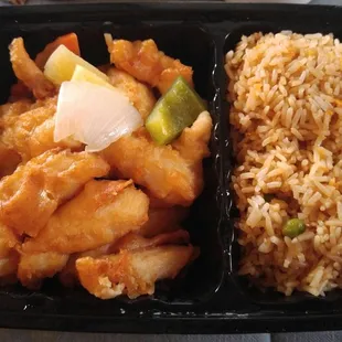 Sweet and sour pork....