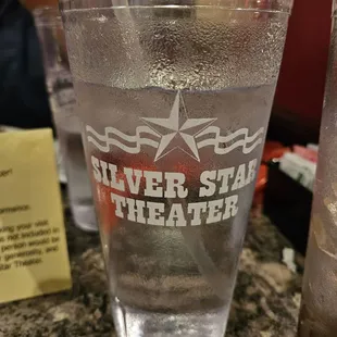 Water. Also had a Dr. Pepper with lemon.