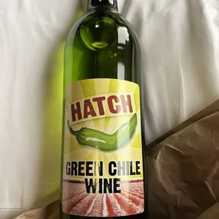 Green chile wine